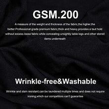 Load image into Gallery viewer, Reliancer 4 Pack 36inch Highboy Cocktail Round Spandex Table Cover Four-Way Tight Fitted Stretch Tablecloth Table Cloth for Outdoor Party DJ Tradeshow Banquet Vendor Wedding(4PC 36''X43'',Black)
