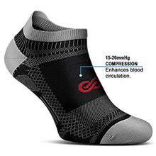 Load image into Gallery viewer, Low Cut Compression Socks for Men and Women, No Show Ankle Running Socks with Arch Support for Plantar Fasciitis, Cyling, Athletic, Flight, Travel, Nurses
