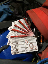 Load image into Gallery viewer, Crag Cards Essential Climbing Knots - Portable &amp; Rugged Guide to 19 Rock Climbing Knots
