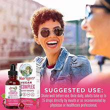 Load image into Gallery viewer, Vegan Vitamin B Complex Liquid by MaryRuth's | Hair Skin Nails Energy | Methyl B12 Folate Biotin Niacin Vitamin B3, 6, 7, 9, 12 | Tart Cherry Vitamin B Complex Supplement | 1 Fl Oz
