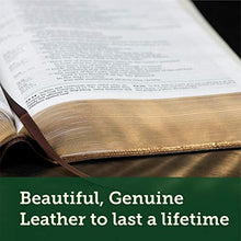 Load image into Gallery viewer, Tyndale NLT Life Application Study Bible, Third Edition, Large Print (Genuine Leather, Brown, Indexed, Red Letter) – New Living Translation Bible, Large Print Study Bible for Enhanced Readability
