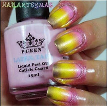 Load image into Gallery viewer, PUEEN Latex Tape Peel Off Cuticle Guard Skin Barrier Protector Nail Art Liquid Tape 15ml Pink - BH000584
