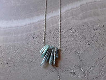 Load image into Gallery viewer, Natural Kyanite Crystal Necklace Stainless Steel
