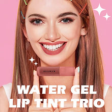 Load image into Gallery viewer, KIMUSE Water Gel Lip Tint 6 Colors Set, Highly Pigmented Long Lasting Moisturizing Glossy Lip Tint Stains, Hydrate Lightweight Lip Gloss Makeup
