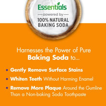 Load image into Gallery viewer, Arm &amp; Hammer Essentials Whiten &amp; Strengthen Fluoride Toothpaste, 100% Natural Baking Soda, Fresh Mint, 4.3 Oz (Pack of 4)
