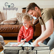 Load image into Gallery viewer, Koalaty 3-in-1 Universal Baby Travel Bag, Portable Bassinet Crib, Changing Station, Diaper Bag for infants and newborns. The best baby shower gift for new mom and dad.
