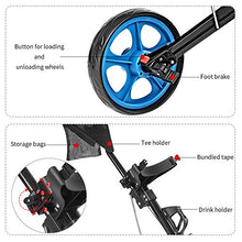 Load image into Gallery viewer, Janus Golf Push Cart, Golf cart for Golf Bag，Golf Pull cart for Golf Clubs, Golf Push carts 3 Wheel Folding, Golf Accessories for Men Women，Golf cart Accessories，Ideal for Golf Clubs
