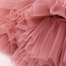Load image into Gallery viewer, BGFKS Baby Girls Soft Fluffy Tutu Skirt with Diaper Cover,Toddler Girl Tutu Skirt Sets with Flower Headband Dusty Rose
