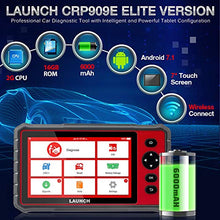 Load image into Gallery viewer, [2021 New] LAUNCH CRP909E Full System OBD2 Scanner 7” Android 7.0 Car Diagnostic Scan Tool,26 Reset Code Reader,Key Program,TPMS,SAS,DPF,IMMO,ABS Bleeding, WiFi Free Update,TPMS As Gift
