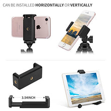 Load image into Gallery viewer, Mini Cell Phone Flexible Tripod Holder, ZTON Adjustable Mobile Phone Mount, Universal Octopus Stand for iPhone, Samsung, Camera (S-Black)
