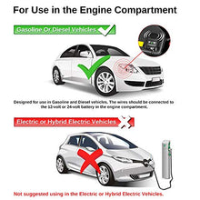 Load image into Gallery viewer, Loraffe Under Hood Rodent Ultrasonic Rat Repellent Mice Deterrent with Ultrasound and LED Flashlights, for 12V 24V Vehicle Auto Garage Pest Control, Keep Animal from Chewing Car Wiring
