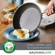 Load image into Gallery viewer, Rachael Ray Cucina Nonstick Cookware Pots and Pans Set, 12 Piece, Sea Salt Gray
