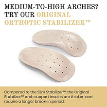 Load image into Gallery viewer, Natural Foot Orthotics Slim Stabilizer for Low to Flat Arches – Arch Support Shoe Insoles/Inserts for Plantar Fasciitis Relief | Good for Feet, Legs, Back, Heel &amp; Joint Pain | Made in USA
