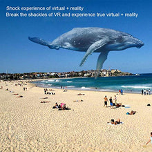 Load image into Gallery viewer, 90°FOV AR Headset, Smart AR Glasses 3D Video Augmented Reality VR Headset Glasses for iPhone &amp; Android (4.5-5.5'' Screen), 3D Videos and Games
