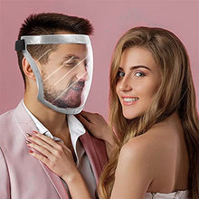 Load image into Gallery viewer, Full Face High-Definition Protective_Shields, Unisex Cycling Face_Protective with Clear Polycarbonate Protective and Anti-Fog to Protect Eyes, Nose, Mouth, Anti-sand and anti-splash headgear
