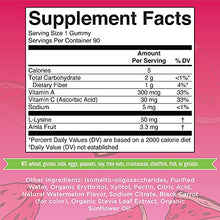 Load image into Gallery viewer, Collagen Gummies for Hair, Skin &amp; Nail Health | 3 Month Supply Vegan Collagen Gummies | Sugar Free | Plant Based Collagen Supplement w/ Lysine Vitamin A, C, Alma Fruit Complex | Animal Peptide
