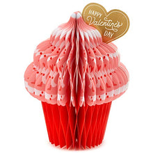 Load image into Gallery viewer, Hallmark Paper Wonder Pop Up Valentines Day Card (Honeycomb Cupcake)
