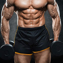 Load image into Gallery viewer, AIMPACT Mens Bodybuilding Shorts 3 inch Workout Gym Booty Shorts Sexy for Men Sleepwear(BlackGrey L)
