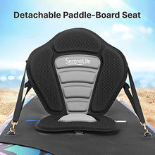 Load image into Gallery viewer, Detachable Universal Paddle-Board Seat - Adjustable Paddle Board Seat, Form-Fitting Design for All Body Sizes, Large &amp; Small, Compatible for Kayaks, Rowboats, Fishing Boats - SereneLife SLSUPST15

