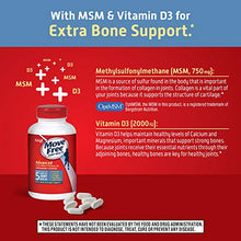 Load image into Gallery viewer, Move Free Advanced Glucosamine Chondroitin MSM Vitamin D3 and Hyaluronic Acid Joint Supplement, 80 Count
