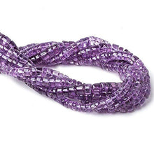 Load image into Gallery viewer, 4mm Amethyst Plain heshi Beads 14 inch 130 Pieces
