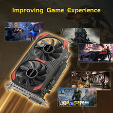 Load image into Gallery viewer, SAPLOS GeForce GTX 1050 Ti Graphics Card,4GB,GDDR5,128 Bit,DVI/HDMI/DP,PCI Express 3.0 X16,Computer GPU,Desktop Video Card for PC Gaming,Dual Fans,DirectX 12
