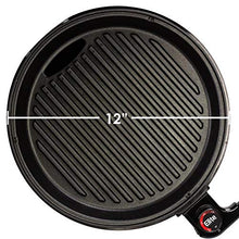 Load image into Gallery viewer, Elite Gourmet EMG6505G Smokeless Indoor Electric BBQ Grill with Glass Lid, Dishwasher Safe, PFOA-Free Nonstick, Adjustable Temperature, Fast Heat Up, Low-Fat Meals Easy to Clean Design
