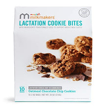 Load image into Gallery viewer, Munchkin Milkmakers Lactation Cookie Bites, Oatmeal Chocolate Chip, 10 Ct
