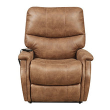 Load image into Gallery viewer, Pulaski Faux Leather Dual Motor Lift Chair in Badlands Saddle
