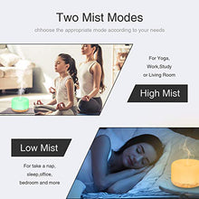 Load image into Gallery viewer, Essential Oil Diffuser, 500ml Diffusers for Essential oils with Remote Control, Ultrasonic Aromatherapy Diffuser Humidifier with Adjustable Mist Mode, 7 Color Changing LED Lights &amp; Waterless Auto-Off
