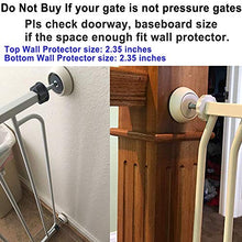 Load image into Gallery viewer, 4 Pack Baby Gates Wall Cups, Safety Wall Bumpers Guard Fit for Bottom of Gates, Doorway, Stairs, Baseboard, Work with Dog Pet Child Kid Pressure Mounted Gates
