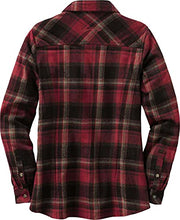 Load image into Gallery viewer, Legendary Whitetails Women's Standard Cottage Escape Flannel Shirt, Forest Plaid, Large
