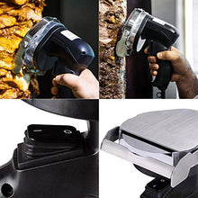 Load image into Gallery viewer, CARIHOME Electric Kebab Knife, Professional Turkish Kebab Knife, 80W Stainless Steel Slicer Machine For Cutting , Adjustable Thickness, Ideal for Cold Cuts, Hard Cheese, Vegetables &amp; Bread (AMZ003KIN0176-a)
