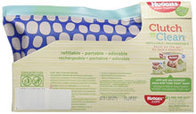 Load image into Gallery viewer, HUGGIES Natural Care Unscented Baby Wipes, Sensitive, Water-Based, 1 Clutch 'N' Clean Refillable Travel, 32 Count Total
