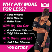 Load image into Gallery viewer, Arm Trimmers &amp; Thigh Trimmer for Women &amp; Men for Arm Slimming - Arm Slimmers &amp; Thigh Sweat Bands for Women - Arm and Thigh Trimmers for Weight Loss - Sweat Belt &amp; Body Wraps for Weight Loss
