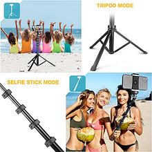 Load image into Gallery viewer, 62" Phone Tripod Accessory Kits, Aureday Camera &amp; Cell Phone Tripod Stand with Wireless Remote and Universal Tripod Head Mount, Perfect for Selfies/Video Recording/Vlogging/Live Streaming
