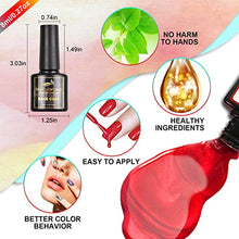 Load image into Gallery viewer, 39 Pcs Gel Nail Polish Set, Nail Polish 36 Colors, Popular Nail Art Colors UV LED Soak Off Nail Gel Kit with Glossy &amp; Matte Top Base Coat
