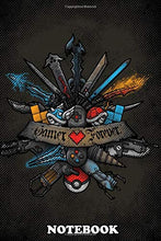 Load image into Gallery viewer, Notebook: Gamer Forever , Journal for Writing, College Ruled Size 6" x 9", 110 Pages
