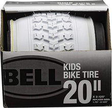 Load image into Gallery viewer, Bell 7091034 Kids Bike Tire, 20" x 1.75-2.25", White
