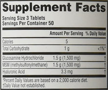 Load image into Gallery viewer, Schiff Glucosamine 1500mg Plus MSM 1500mg and Hyaluronic Acid, 150 tablets - Joint Supplement
