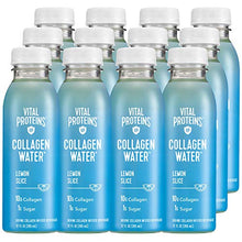 Load image into Gallery viewer, Vital Proteins Collagen Water™, 10g of Collagen per Bottle, Made with Real Fruit Juice, Dairy &amp; Gluten Free - Original Lemon, 12 Pack
