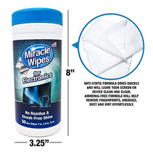 Load image into Gallery viewer, MiracleWipes for Electronics Cleaning - Screen Wipes Designed for TV, Phones, Monitors and More - (30 Count)
