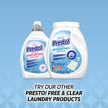 Load image into Gallery viewer, Amazon Brand - Presto Concentrated Liquid Laundry Detergent, Free &amp; Clear, Hypoallergenic, Free of Perfumes Clear of Dyes, 110 Loads, 82.5 Fl Oz
