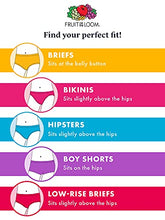 Load image into Gallery viewer, Fruit of the Loom Girls' Big Cotton Boyshort Underwear, 14 Pack-Fashion Assorted, 8
