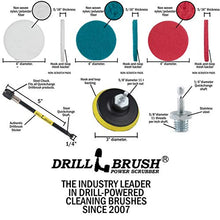 Load image into Gallery viewer, Drill Brush Power Scrubber by Useful Products - Toilet Brush - Bathroom Cleaner - Shower Cleaner - Bathroom Accessories Set - Cleaning Kits - Toilet Scrubber - Spin Brush for Cleaning Bathroom
