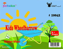 Load image into Gallery viewer, G &amp; F Products G &amp; F 10041 JustForKids Kids Wheel Barrel made of real metal kids size
