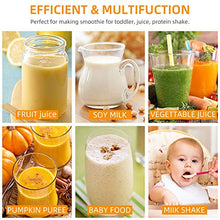 Load image into Gallery viewer, USB Rechargeable Portable Blender, 2020 Updated Personal Size Blender, Mini Blender for Smoothie Fruit Juice Milk Shakes,410ml, with Six Blades,for Sports,travel,gym,home and Office (pink).
