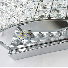 Load image into Gallery viewer, Wen long shop Modern LED Wall Lamp Bedside Diamond Crystal Wall Light Aisle Lights for Bedroom Dining Room Living Room
