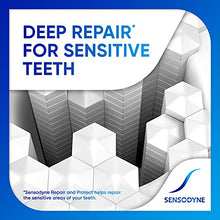 Load image into Gallery viewer, Sensodyne Repair and Protect Whitening Toothpaste, Toothpaste for Sensitive Teeth and Cavity Prevention, 3.4 oz (Pack of 4)
