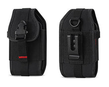 Load image into Gallery viewer, Krofel Pouch Cover Clip Side Holster for iPhone 11 Pro Max/Xs Max / 8+ Plus/Samsung Galaxy Note 10+ / Note9 / S10+/S9+/A20/A50 / LG Stylo 5/V50/G8 ThinQ/Google Pixel 4/3a/3 XL (Fits w Hard Case)
